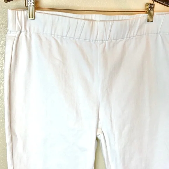 Soft Surroundings White Stretch Ankle Skinny Pull Up Pants NWOT - Picture 3 of 8